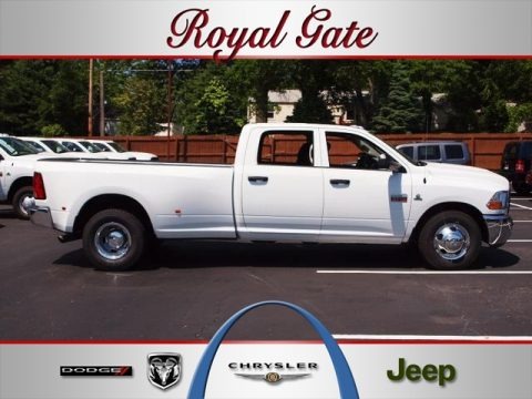 Bright White 2012 Dodge Ram 3500 HD ST Crew Cab Dually Bright White 2012 Dodge Ram 3500 HD ST Crew Cab Dually