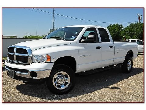 Bright White 2004 Dodge Ram 2500 SLT Quad Cab 4x4 Bright White 2004 Dodge Ram 2500 SLT Quad Cab 4x4