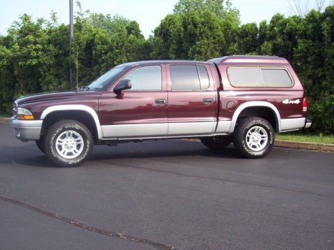 Deep Molten Red Pearl 2004 Dodge Dakota SLT Quad Cab 4x4