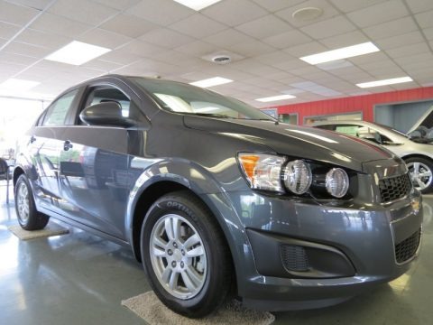 Cyber Gray Metallic 2012 Chevrolet Sonic LT Sedan