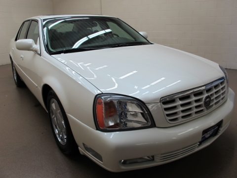 White Diamond 2001 Cadillac DeVille DTS Sedan