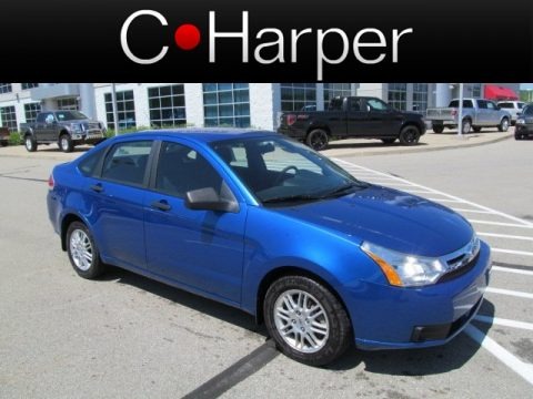 Blue Flame Metallic 2010 Ford Focus SE Sedan