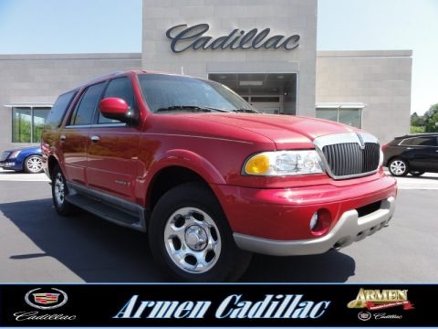 Laser Red Tinted Metallic 2002 Lincoln Navigator Luxury 4x4