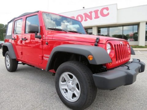 Flame Red 2012 Jeep Wrangler Unlimited Sport 4x4 Flame Red 2012 Jeep Wrangler Unlimited Sport 4x4