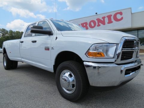 Bright White 2012 Dodge Ram 3500 HD ST Crew Cab 4x4 Dually Bright White 2012 Dodge Ram 3500 HD ST Crew Cab 4x4 Dually