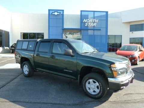 Polo Green Metallic 2005 GMC Canyon SLE Crew Cab 4x4 Polo Green Metallic 2005 GMC Canyon SLE Crew Cab 4x4