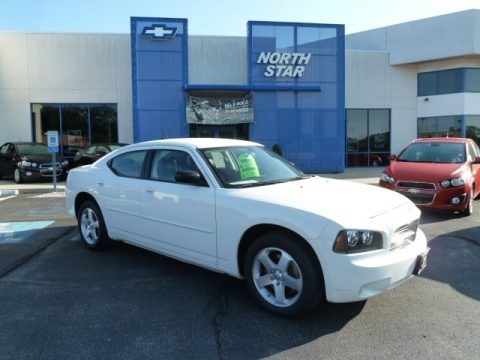 Stone White 2008 Dodge Charger SXT AWD
