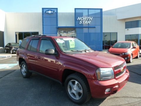 Dark Cherry Metallic 2008 Chevrolet TrailBlazer LT 4x4 Dark Cherry Metallic 2008 Chevrolet TrailBlazer LT 4x4