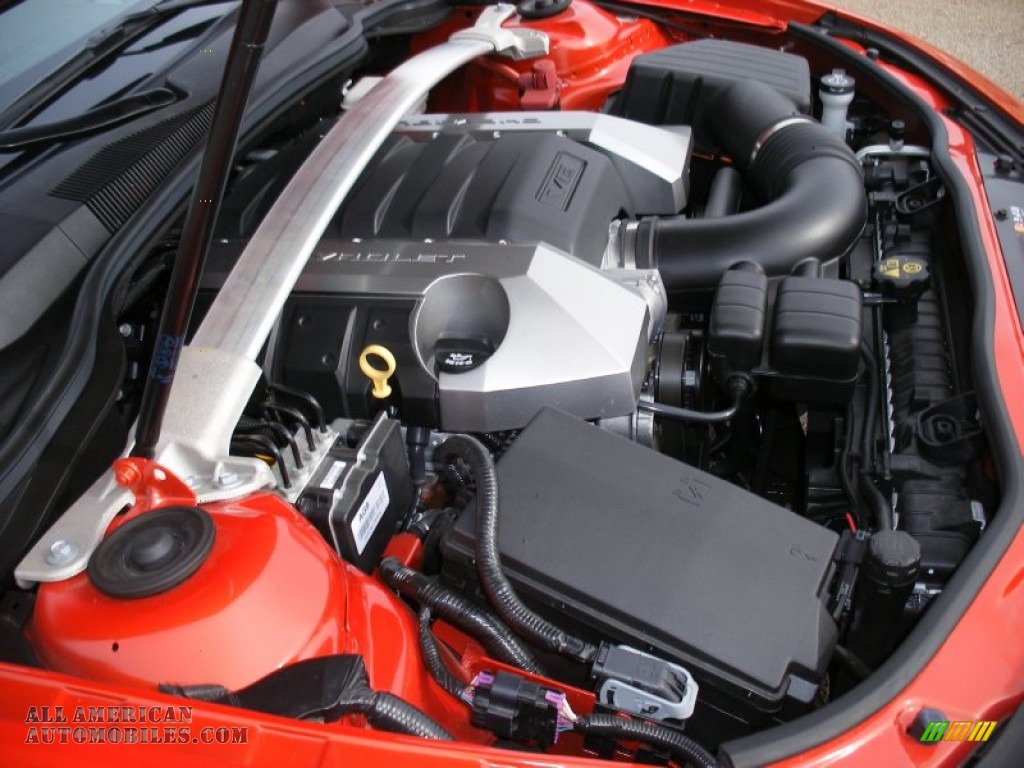2011 Camaro SS/RS Convertible - Inferno Orange Metallic / Black photo #47