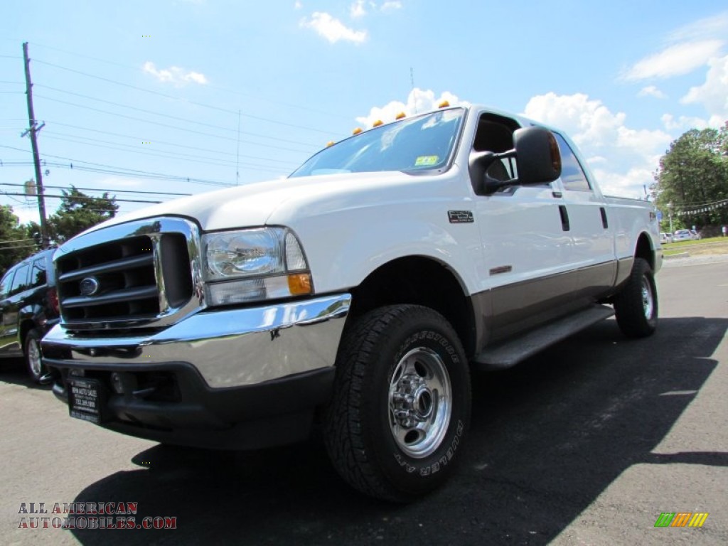 2004 Ford F250 Super Duty Lariat Crew Cab 4x4 in Oxford White photo 22