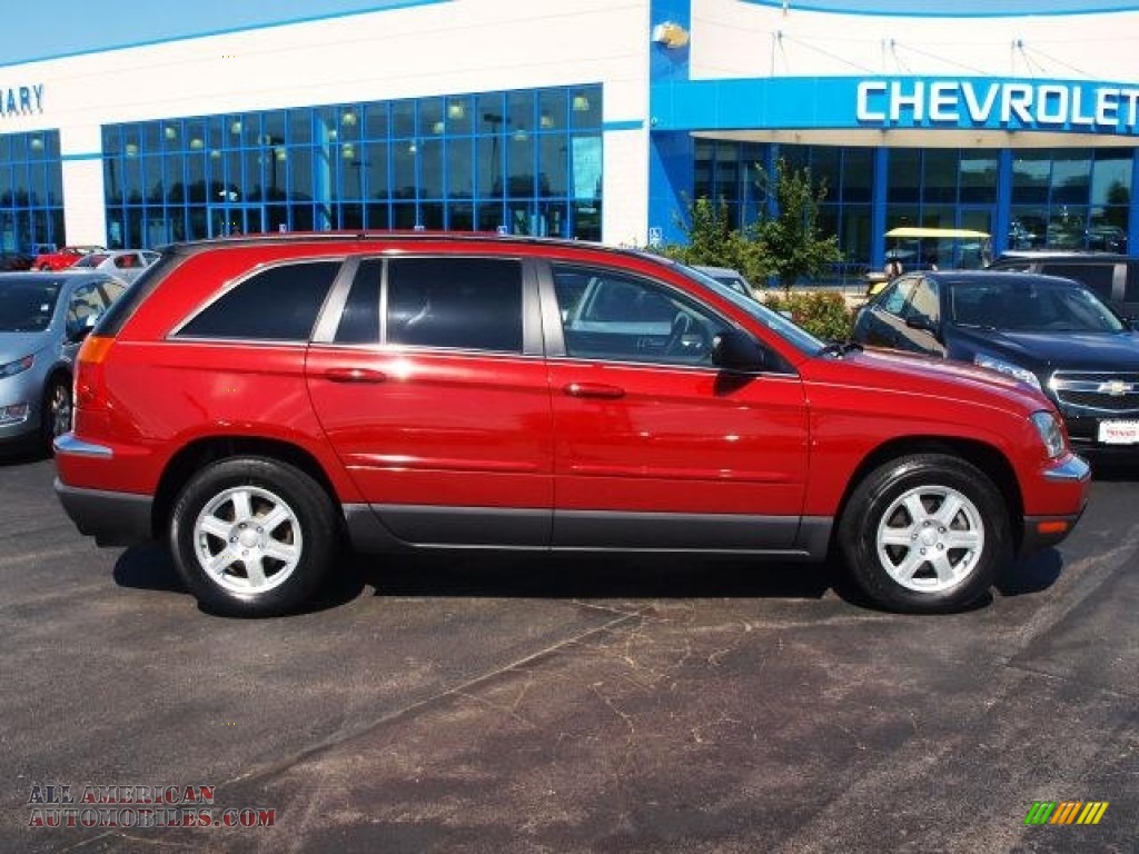 Inferno Red Crystal Pearl / Dark Slate Gray Chrysler Pacifica Touring