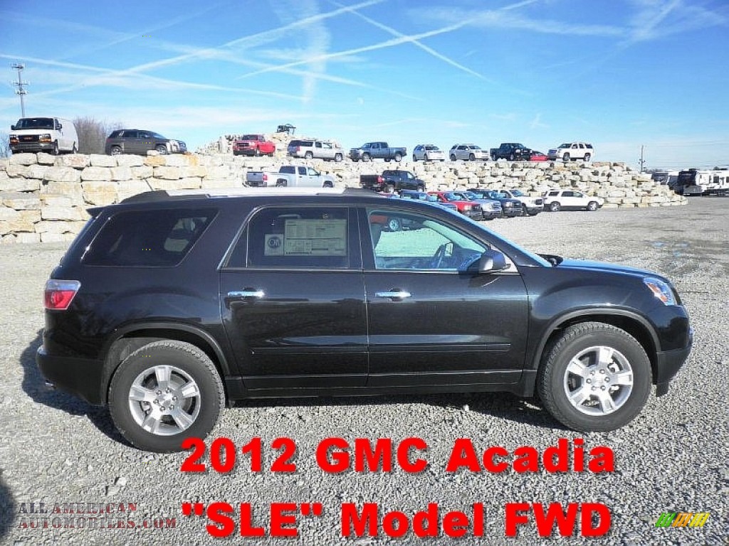 2012 GMC Acadia SLE in Carbon Black Metallic photo #13 ...