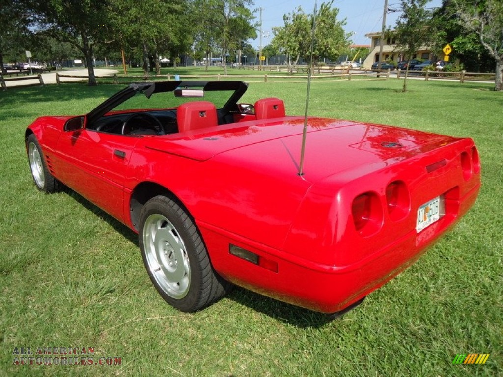 1992 Corvette Convertible - Bright Red / Red photo #1