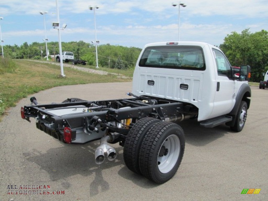 2012 F450 Super Duty XL Regular Cab Chassis 4x4 - Oxford White / Steel photo #14