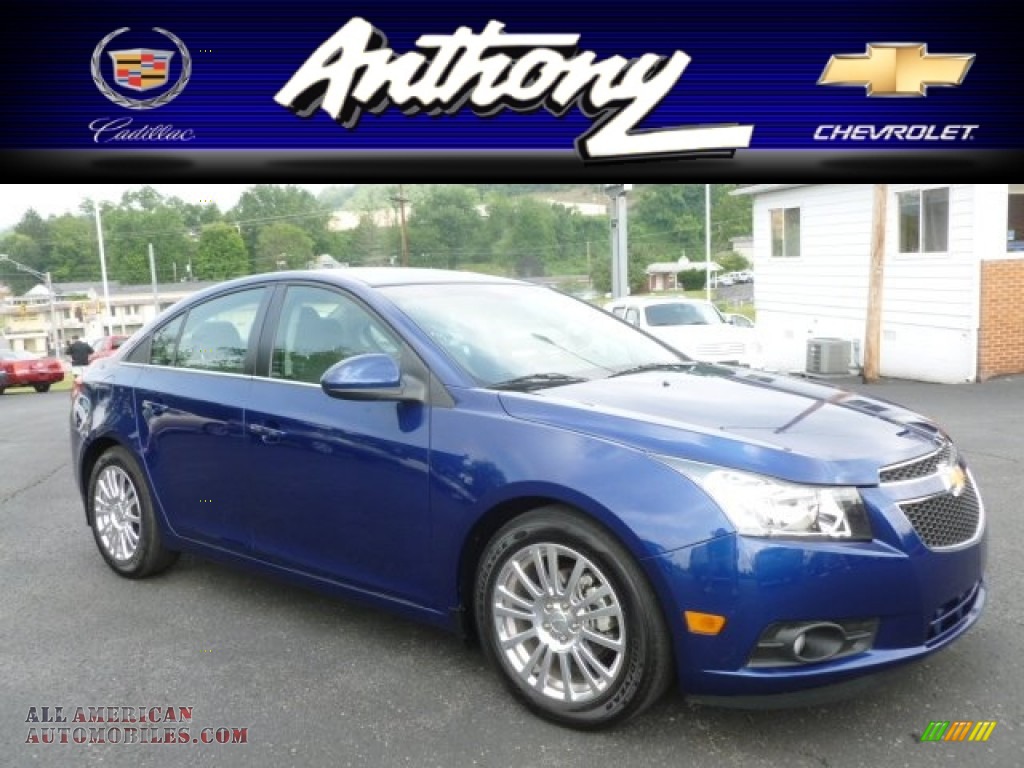 2012 Chevrolet Cruze Eco in Blue Topaz Metallic photo 8 206222 All American Automobiles