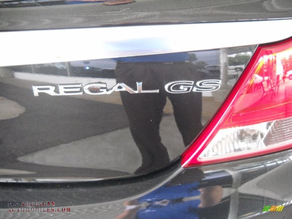 2012 Regal GS - Carbon Black Metallic / Ebony photo #20