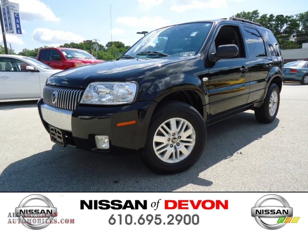 2007 Mercury Mariner Premier 4WD in Black photo 23 J09982 All