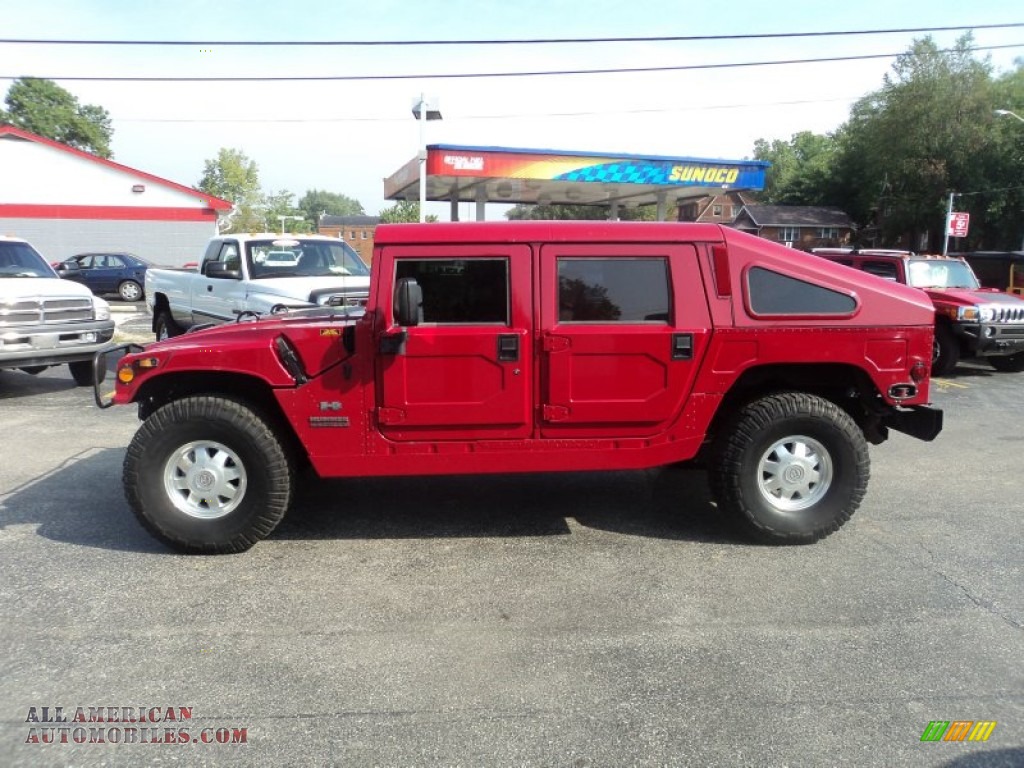 1999 H1 Hard Top - Candy Apple Red / SandStorm photo #1