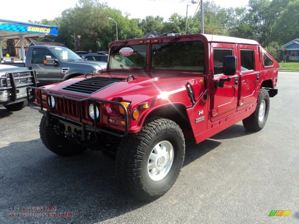 1999 H1 Hard Top - Candy Apple Red / SandStorm photo #2