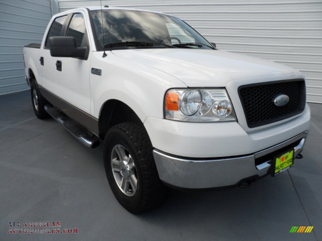 2006 Ford F150 XLT SuperCrew 4x4 In Oxford White Photo 22 B31029 