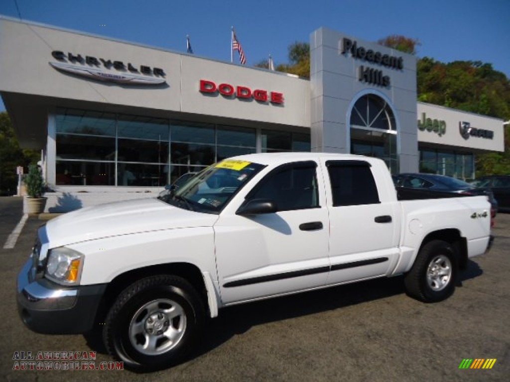 2005 Dodge Dakota Slt Quad Cab 4x4 In Bright White 288546 All