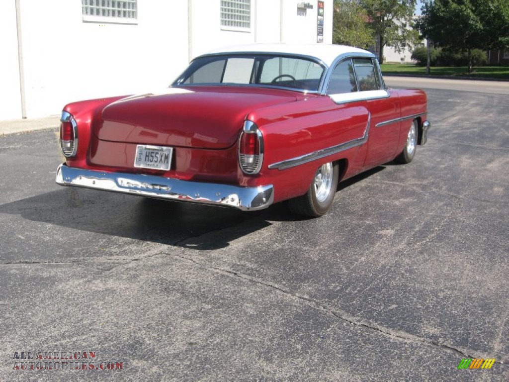 1955 Montclair 2 Door Coupe - Burgandy Metallic / Deep Red/Pearl White photo #9