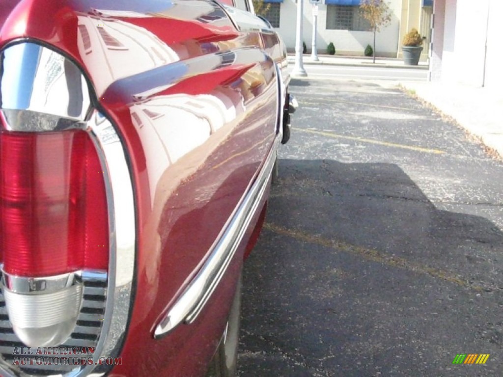 1955 Montclair 2 Door Coupe - Burgandy Metallic / Deep Red/Pearl White photo #13