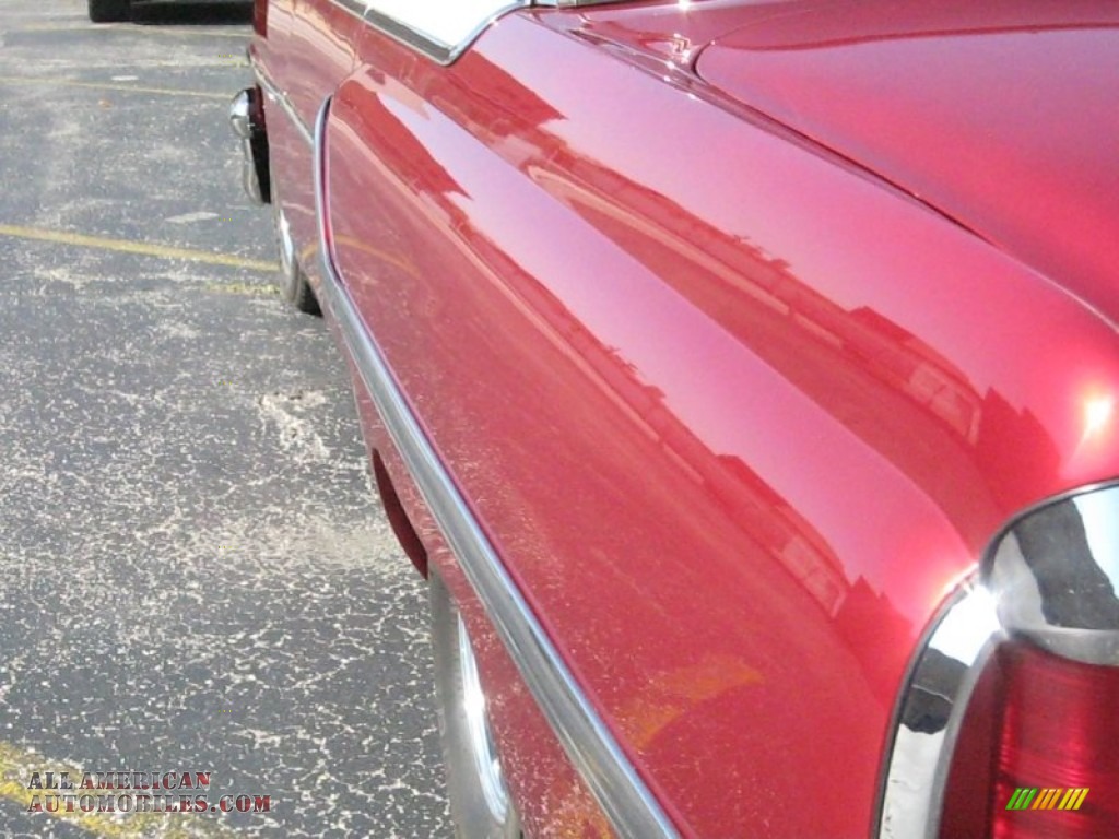 1955 Montclair 2 Door Coupe - Burgandy Metallic / Deep Red/Pearl White photo #14