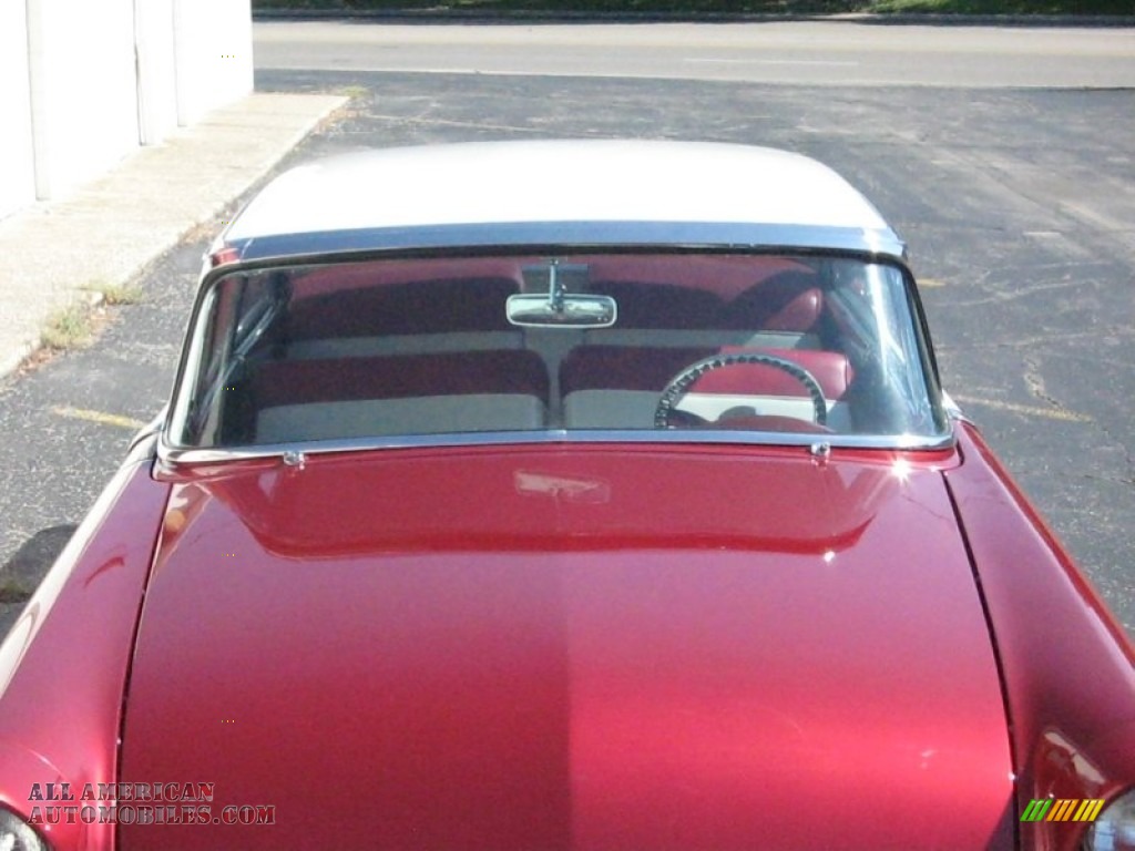 1955 Montclair 2 Door Coupe - Burgandy Metallic / Deep Red/Pearl White photo #16