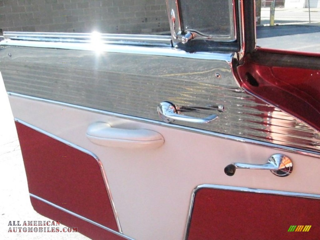 1955 Montclair 2 Door Coupe - Burgandy Metallic / Deep Red/Pearl White photo #19