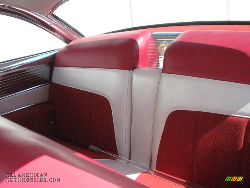 1955 Montclair 2 Door Coupe - Burgandy Metallic / Deep Red/Pearl White photo #21