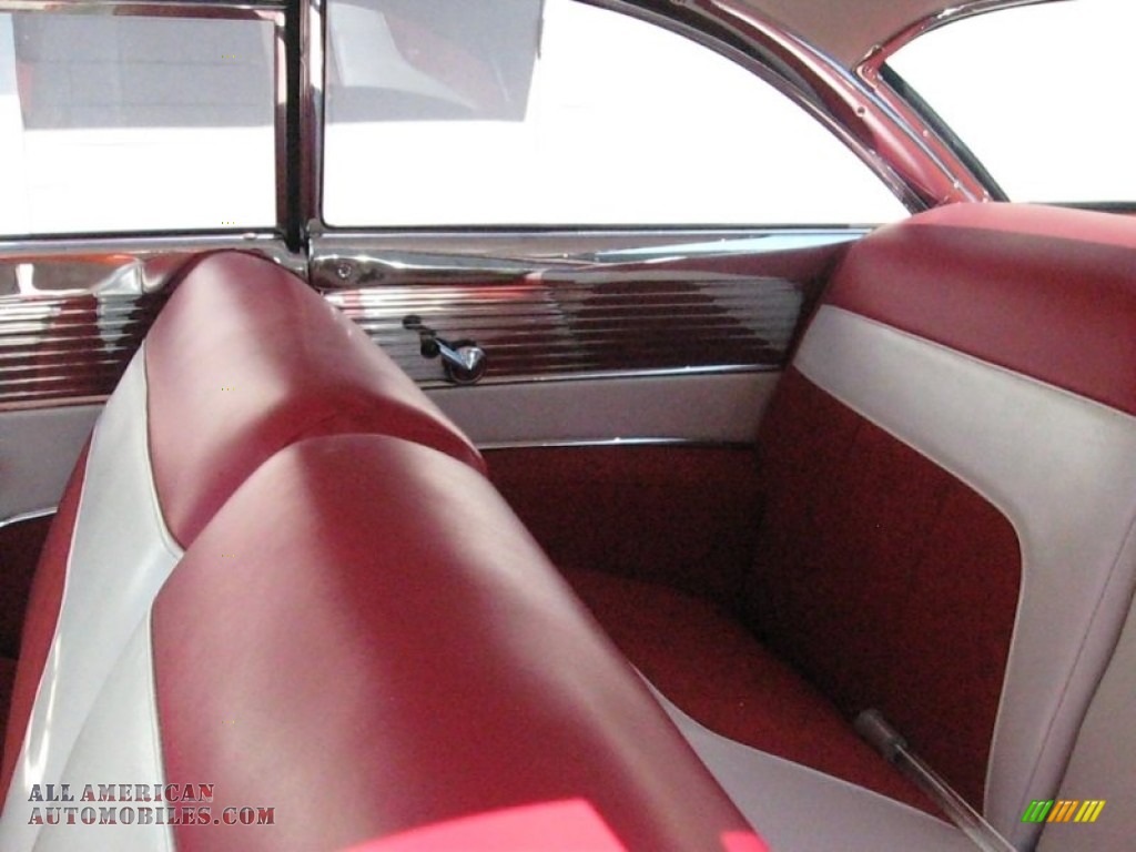 1955 Montclair 2 Door Coupe - Burgandy Metallic / Deep Red/Pearl White photo #22