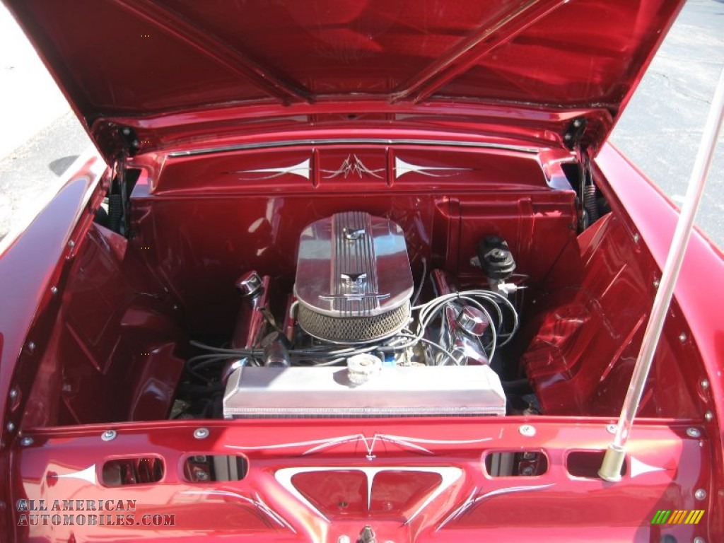 1955 Montclair 2 Door Coupe - Burgandy Metallic / Deep Red/Pearl White photo #32