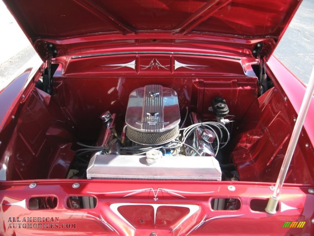 1955 Montclair 2 Door Coupe - Burgandy Metallic / Deep Red/Pearl White photo #35