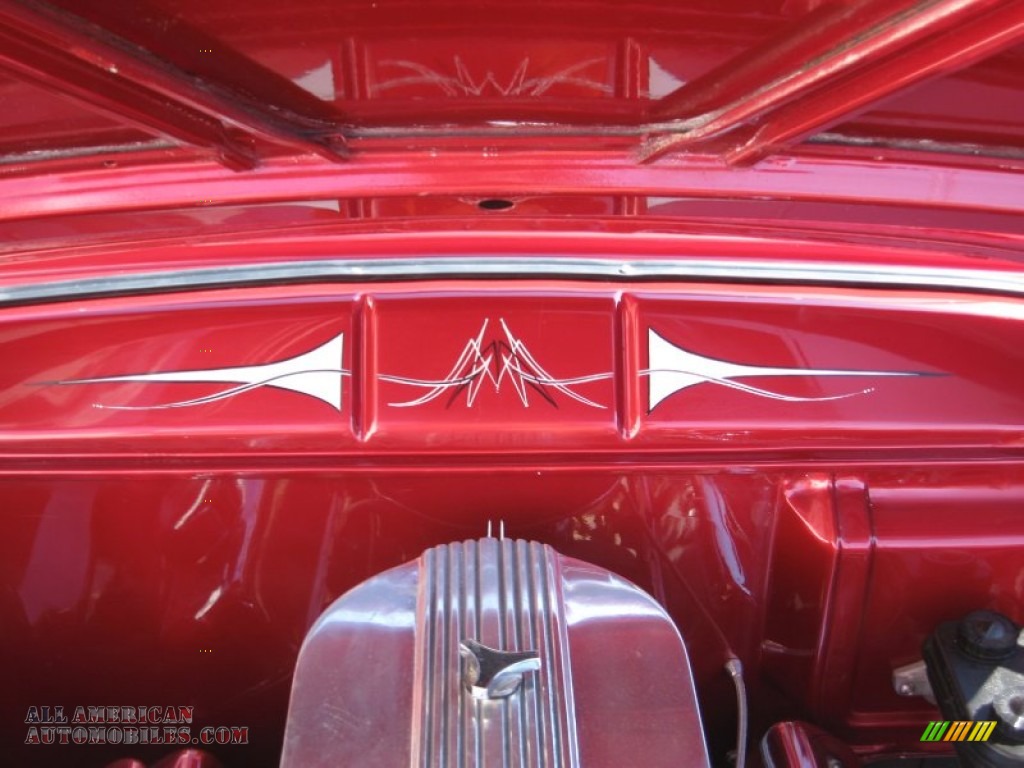 1955 Montclair 2 Door Coupe - Burgandy Metallic / Deep Red/Pearl White photo #37