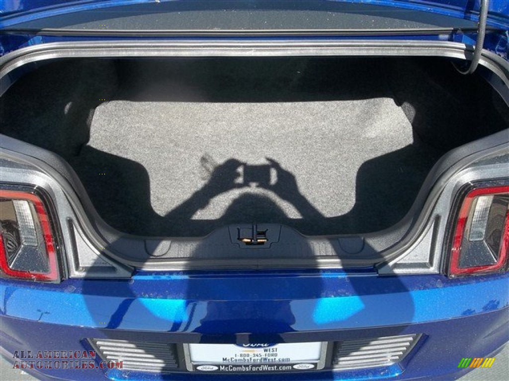 2013 Mustang V6 Coupe - Deep Impact Blue Metallic / Stone photo #5