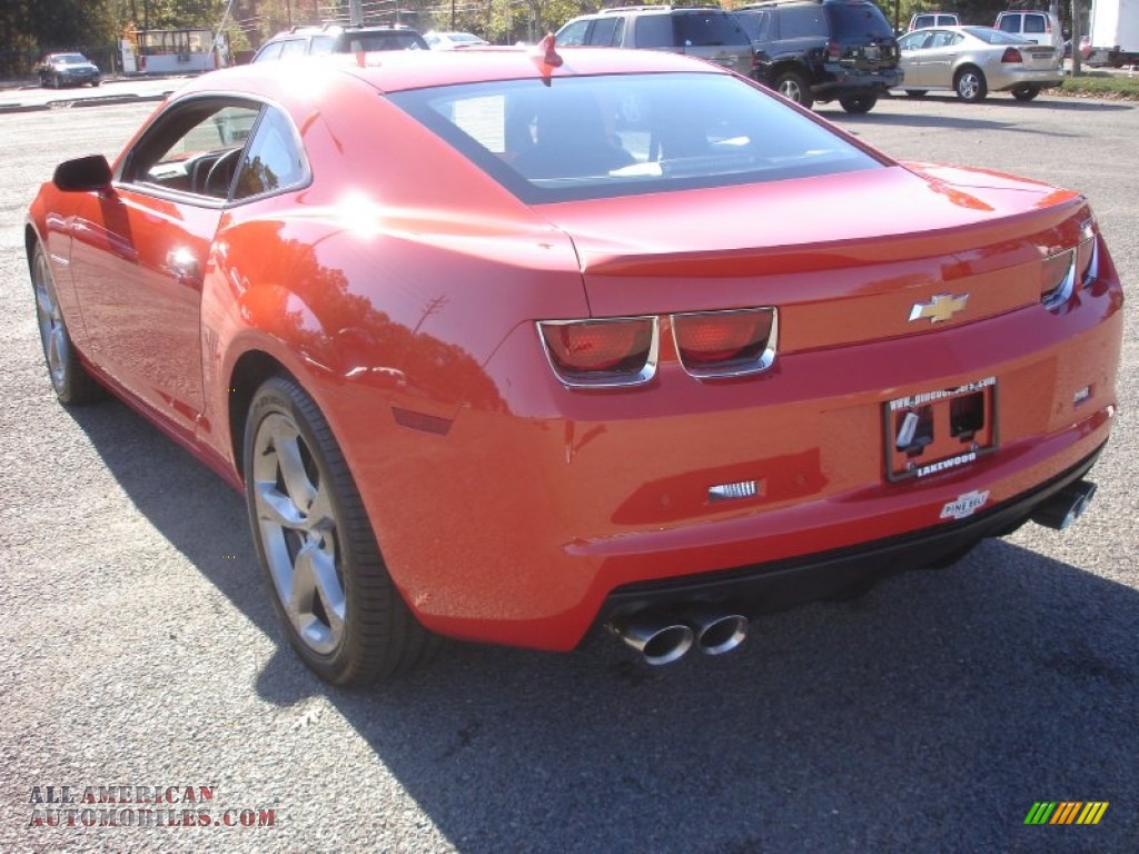 2013 Camaro SS/RS Coupe - Inferno Orange Metallic / Inferno Orange photo #6