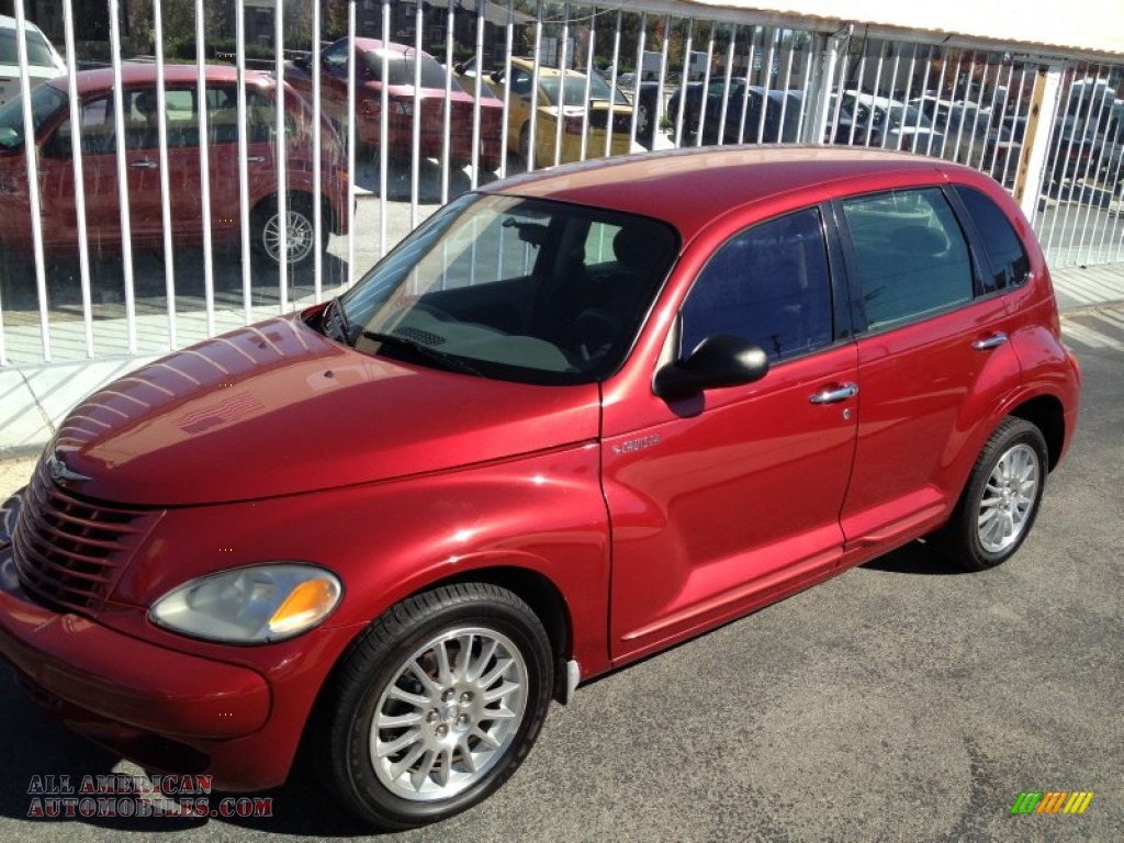 2005 PT Cruiser Touring - Inferno Red Crystal Pearl / Taupe/Pearl Beige photo #2