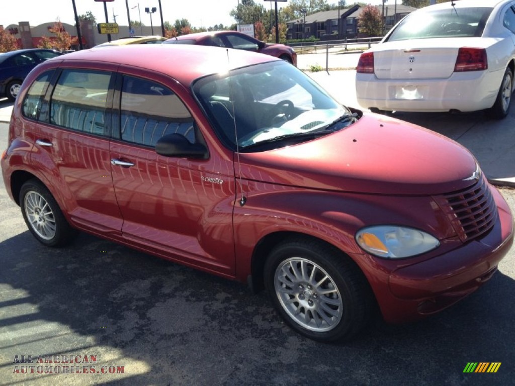 2005 PT Cruiser Touring - Inferno Red Crystal Pearl / Taupe/Pearl Beige photo #3