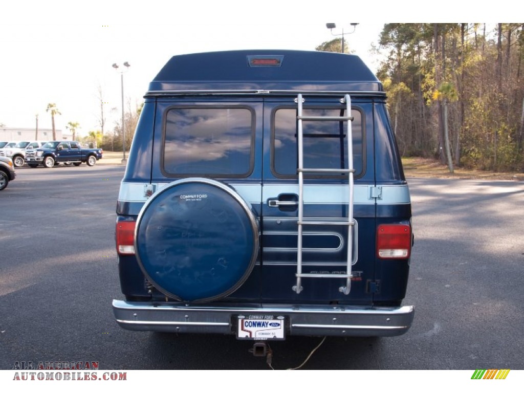 1994 Chevy Van G20 Passenger Conversion - Indigo Blue Metallic / Blue photo #6