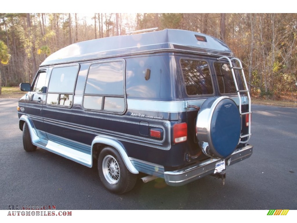 1994 Chevy Van G20 Passenger Conversion - Indigo Blue Metallic / Blue photo #7