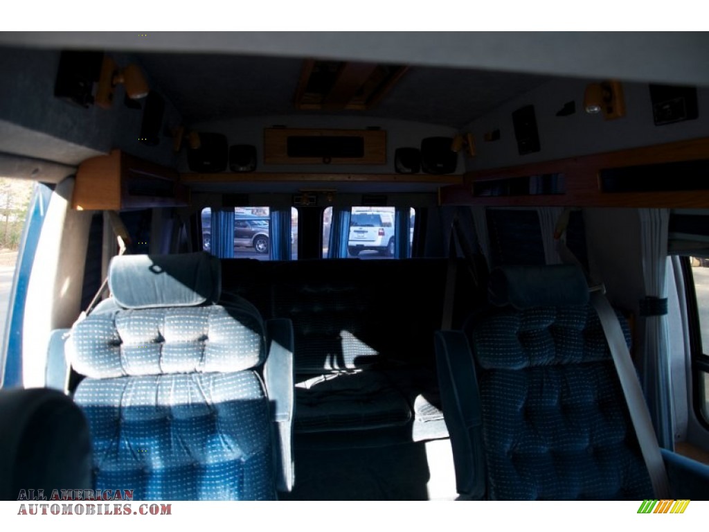 1994 Chevy Van G20 Passenger Conversion - Indigo Blue Metallic / Blue photo #14