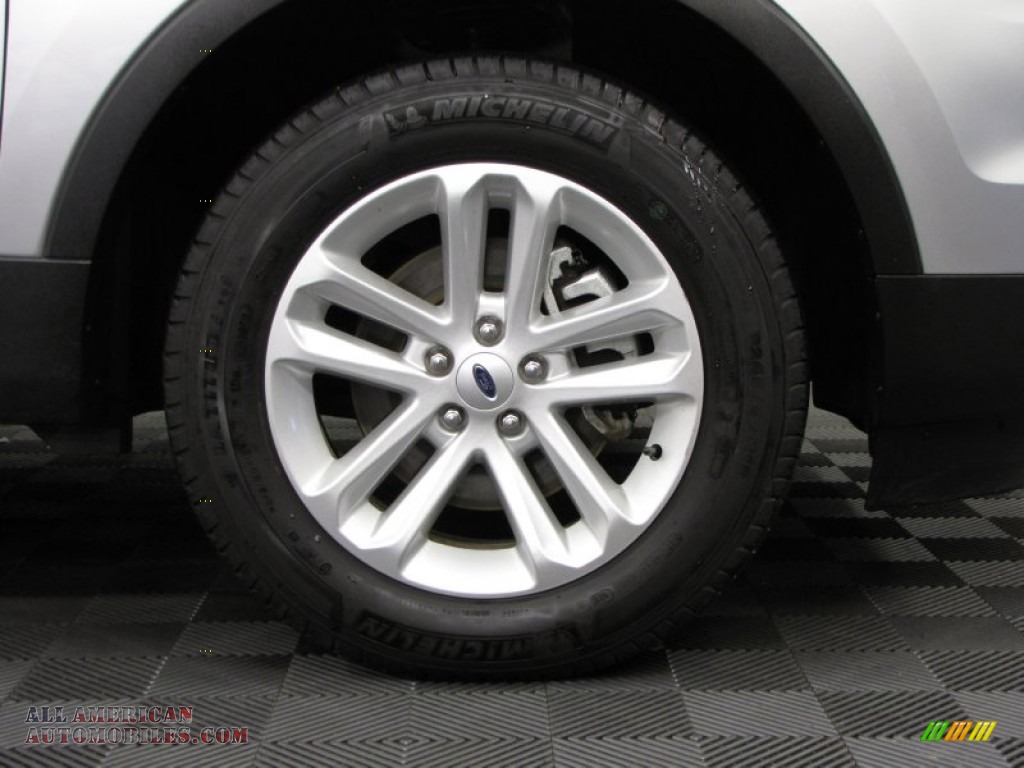 2012 Explorer XLT 4WD - Ingot Silver Metallic / Charcoal Black photo #29