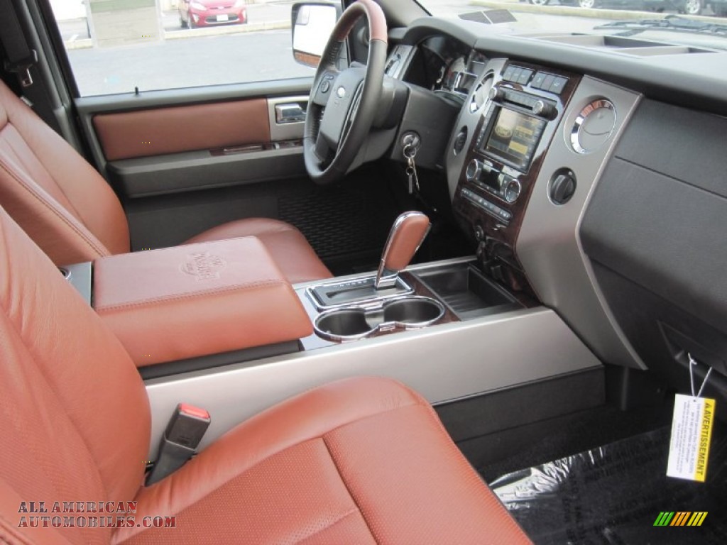 2013 Expedition King Ranch 4x4 - Tuxedo Black / King Ranch Charcoal Black/Chaparral Leather photo #5