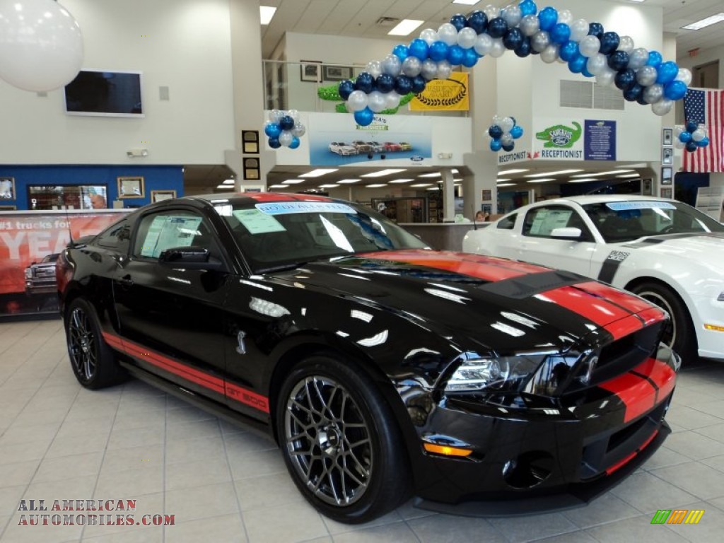 Shelby gt500 Black 2013 Ford