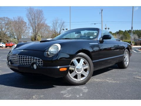 Evening Black 2005 Ford Thunderbird Premium Roadster