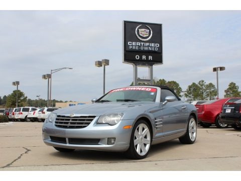 Sapphire Silver Blue Metallic 2007 Chrysler Crossfire Limited Roadster