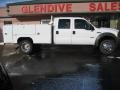 Ford F550 Super Duty XL Crew Cab Chassis Utility Oxford White photo #3