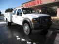 Ford F550 Super Duty XL Crew Cab Chassis Utility Oxford White photo #4
