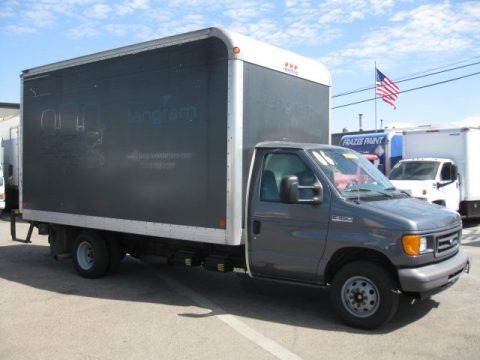 Fleet Gray Metallic 2006 Ford E Series Cutaway E350 Commercial Moving Van Fleet Gray Metallic 2006 Ford E Series Cutaway E350 Commercial Moving Van